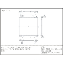 Fábrica de radiador de ônibus para Nissan Civlilian Bus 2005 Mt